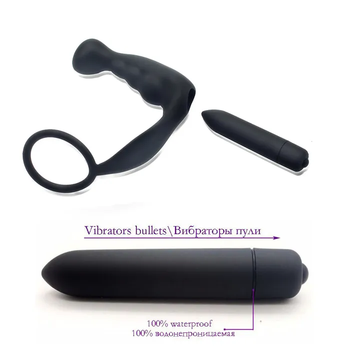 Anal Sissy Silicone Prostate Massager CHASTITY CAGE CO