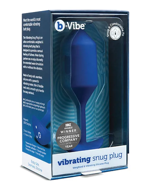 bVibe Vibrating Weighted Snug Plug XL COTR Inc Male Sex Toys