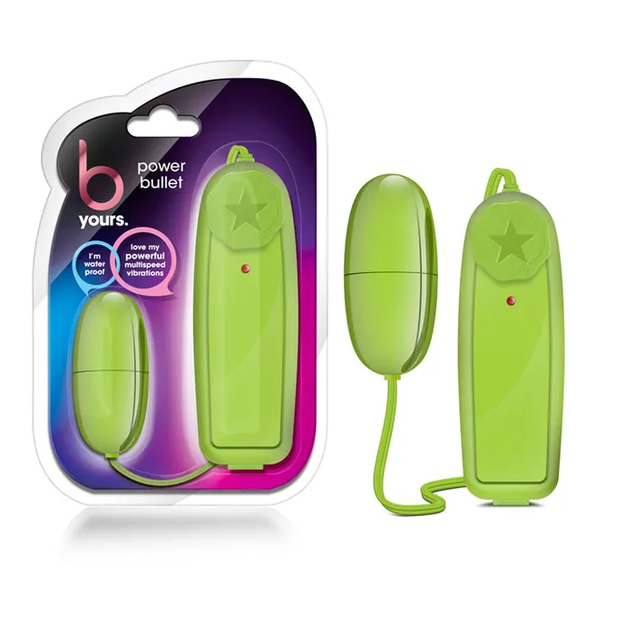 B Yours Power Bullet Lime Blush Female Sex Toys
