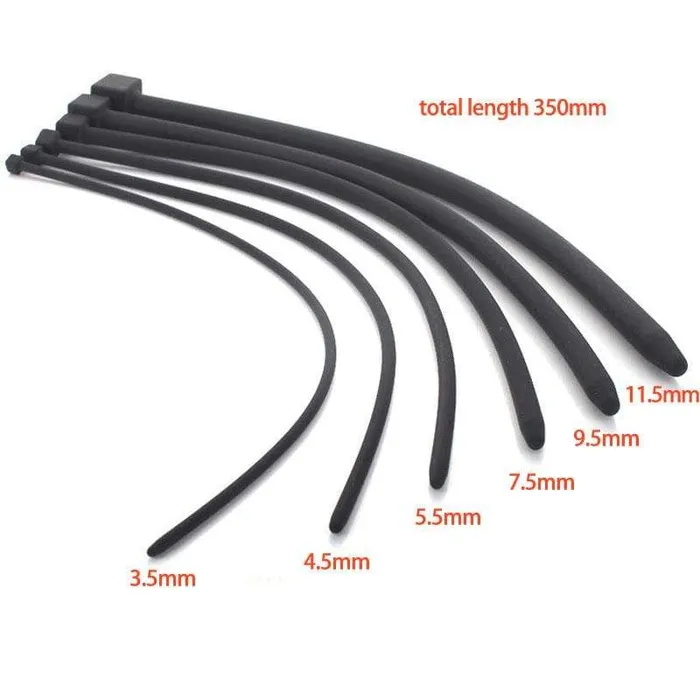 Black Piercing 6Piece Sounding Kit CHASTITY CAGE CO Couples