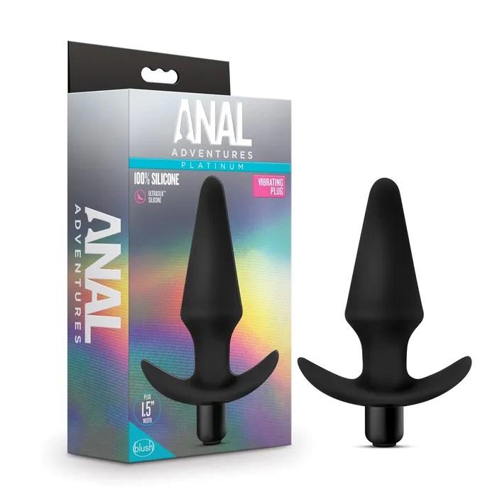 Blush Novelties Anal Anal Adventures Vibrating Plug Black