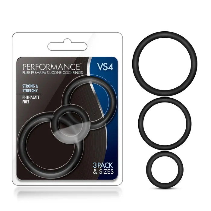Blush Novelties Male Sex Toys Performance 3 Pack Male Enhancement Silicone Penis Cock Ring Erection Enhancing Crings Set 3 Sizes Blush Novelties Male Sex Toys Performance 3 Pack Male Enhancement Silicone Penis Cock Ring Erection Enhancing Crings Set 3 Sizes