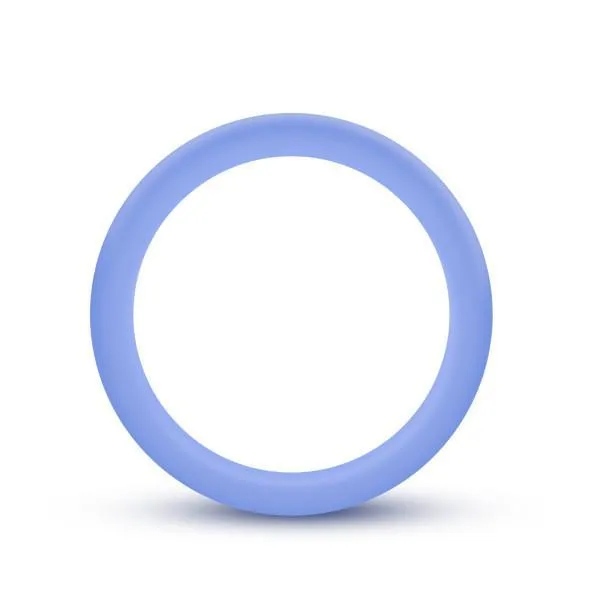 Blush Performance Silicone Glow in the Dark Cock Ring Blue Male Sex Toys