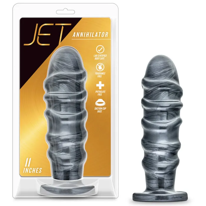 Blush Vibrators Jet Annihilator Carbon Metallic Black