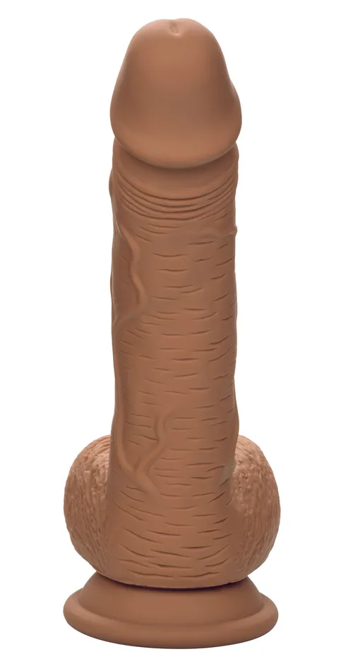 CalExotics Anal Dual Density Silicone Studs 625 Inch Brown