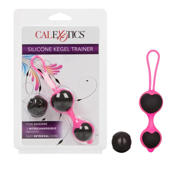 CalExotics Female Sex Toys Calexotics Coco Licious Silicone Kegel Trainer Set Duotone Ben Wa Kegel Weights Pelvic Floor Exercise Balls Adult Sex Toys Black CalExotics Female Sex Toys Calexotics Coco Licious Silicone Kegel Trainer Set Duotone Ben Wa Kegel Weights Pelvic Floor Exercise Balls Adult Sex Toys Black