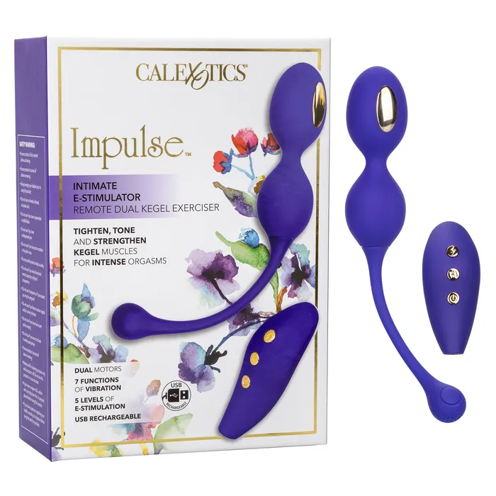 Calexotics Impulse Intimate EStimulator Dual Kegel CalExotics Female Sex Toys Calexotics Impulse Intimate EStimulator Dual Kegel CalExotics Female Sex Toys