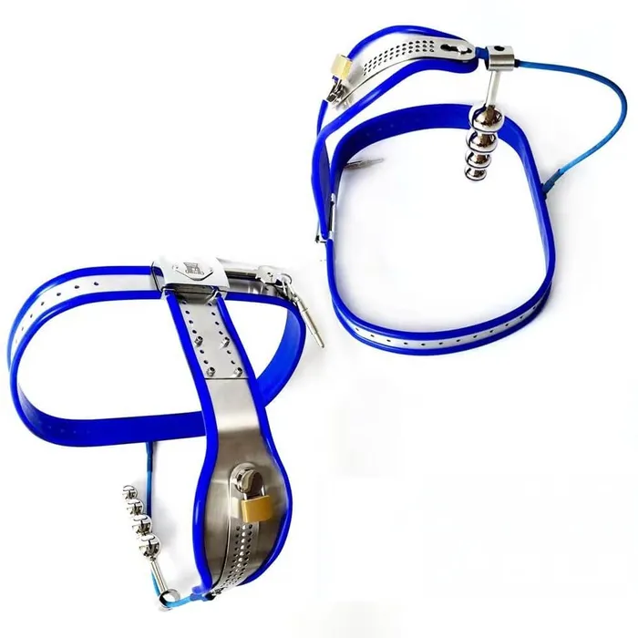 CHASTITY CAGE CO Male Sex Toys Female Adjustable Waist Stainless Steel Chastity Belt CHASTITY CAGE CO Male Sex Toys Female Adjustable Waist Stainless Steel Chastity Belt