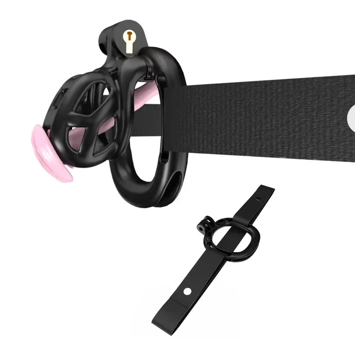 Cobra Chastity Set With Belt CHASTITY CAGE CO Male Sex Toys