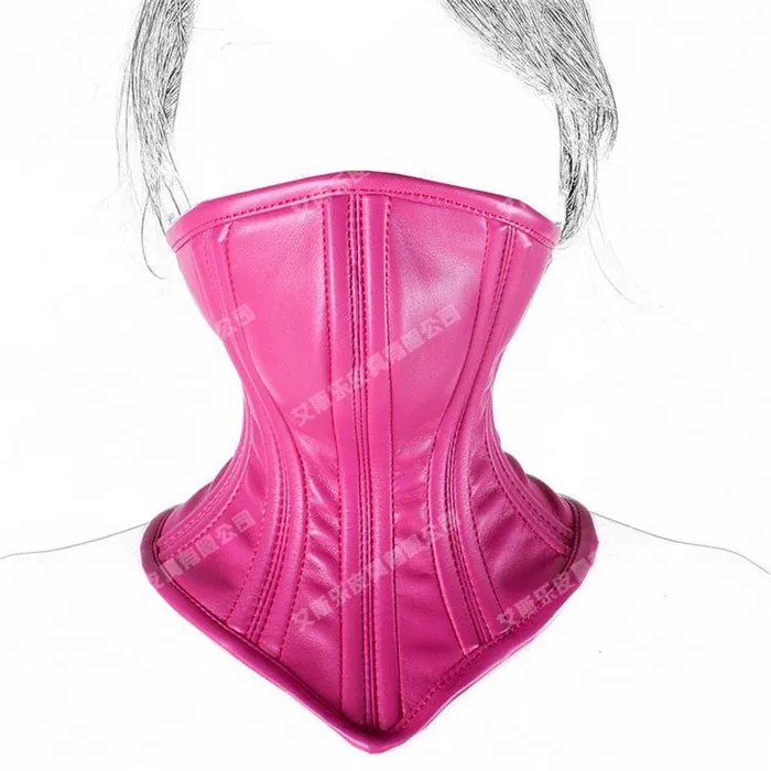 Collars Leashes White Pink Leather Neck Corset Mask Bdsm Submissive House of Dasein Vibrators Collars Leashes White Pink Leather Neck Corset Mask Bdsm Submissive House of Dasein Vibrators