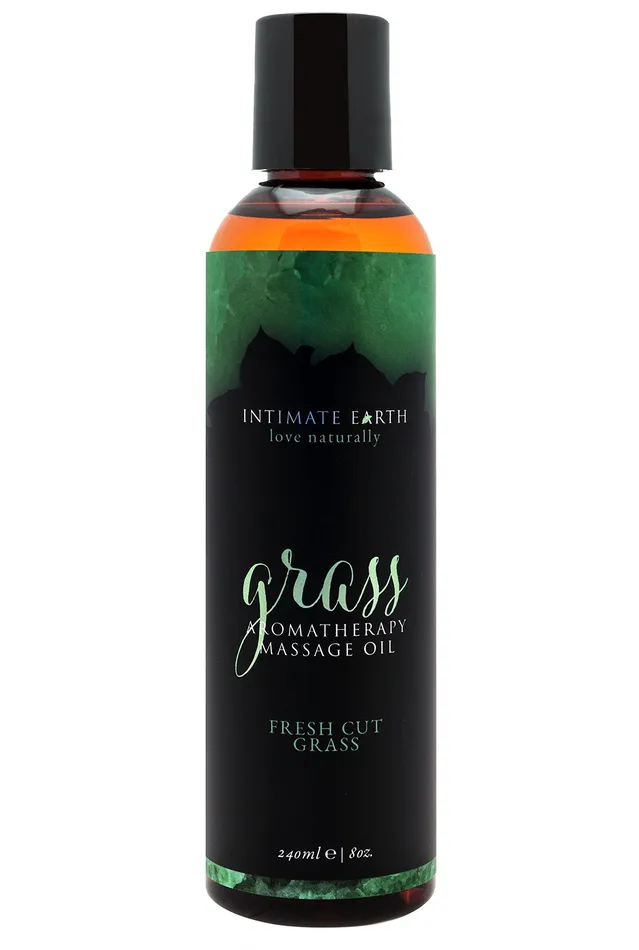 Couples Intimate Earth Intimate Earth Grass Massage Oil 8Oz