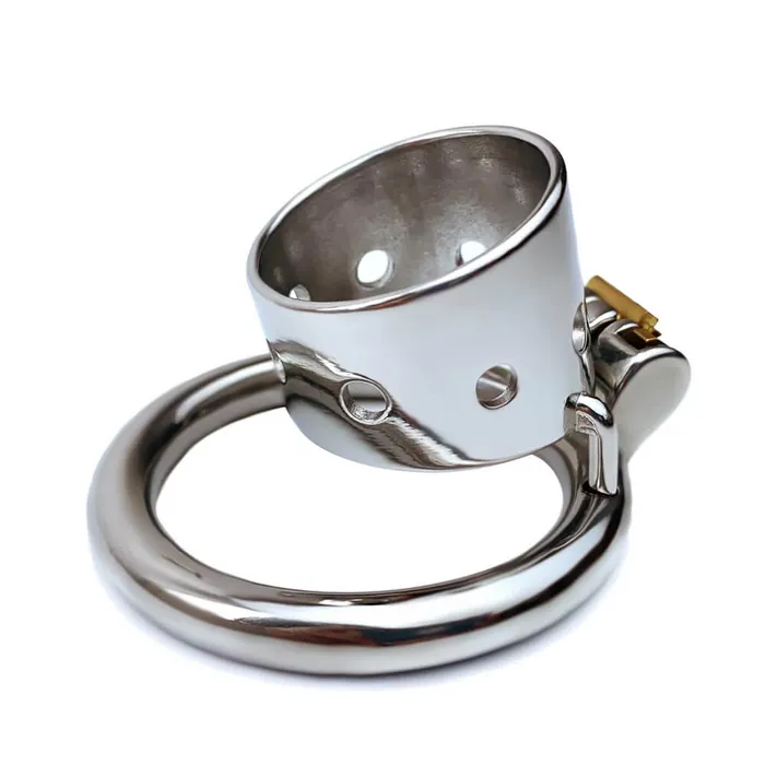 Dildos CHASTITY CAGE CO CC98 New stainless steel short chastity lock