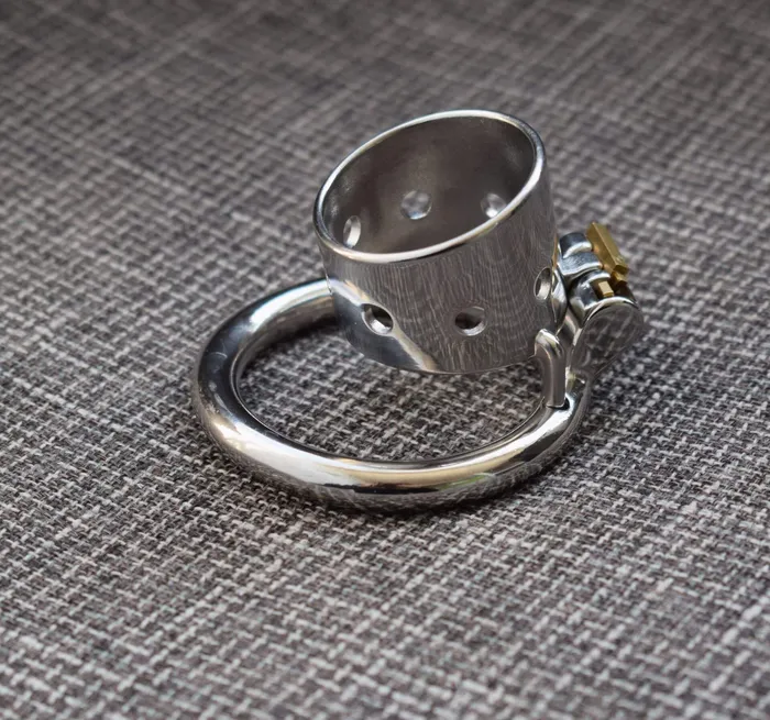 Dildos CHASTITY CAGE CO CC98 New stainless steel short chastity lock