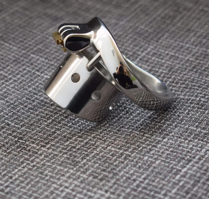 Dildos CHASTITY CAGE CO CC98 New stainless steel short chastity lock