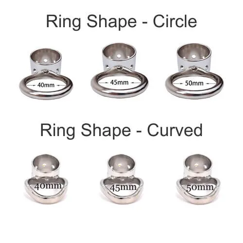 Dildos CHASTITY CAGE CO CC98 New stainless steel short chastity lock