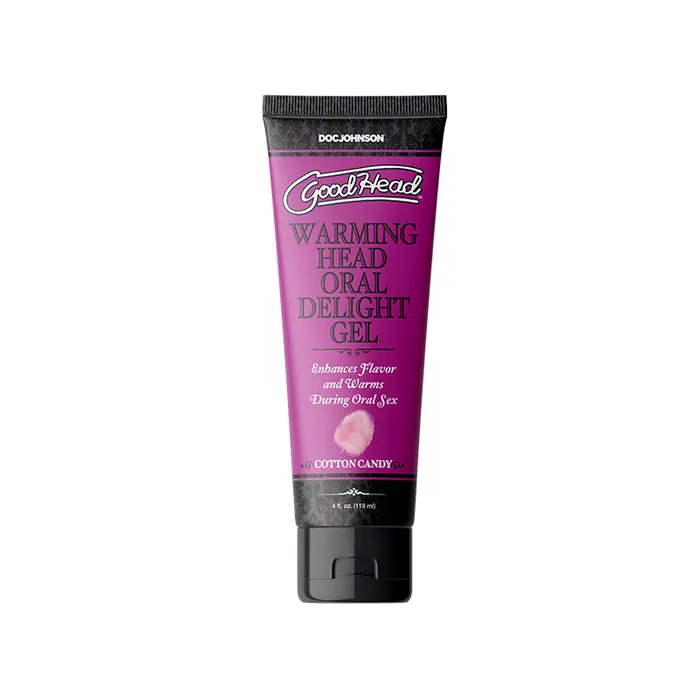 Doc Johnson Goodhead Warming Oralgel Cot Candy 4Floz Female Sex Toys