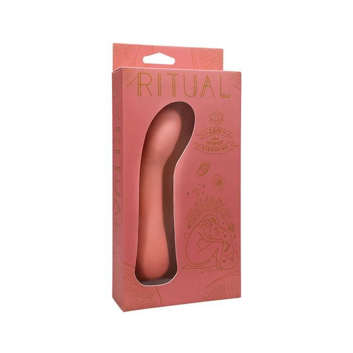 Doc Johnson Vibrators Ritual Zen Recharge Sili Gspot Coral