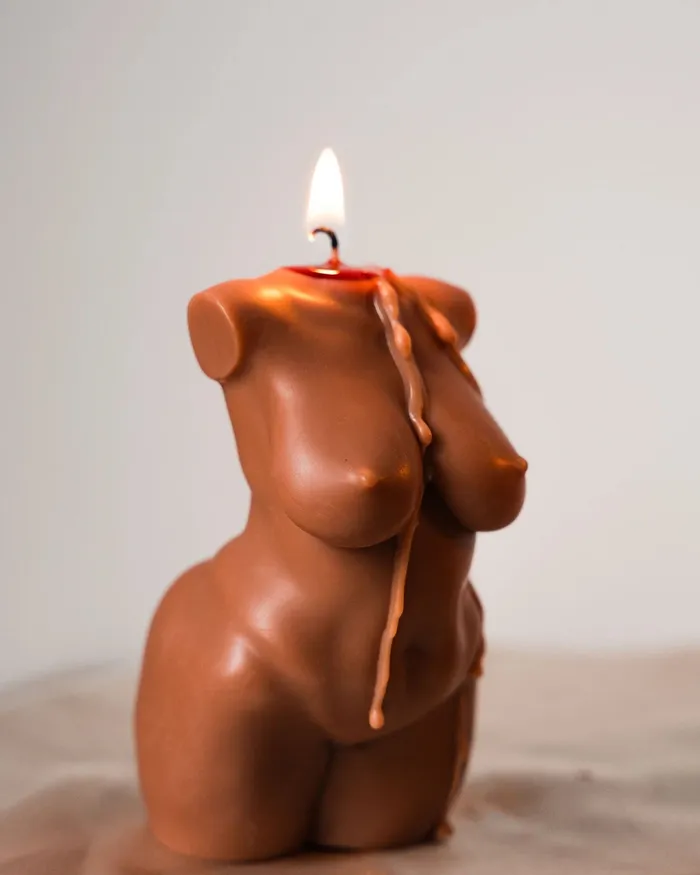 Drop Dead Candles Female Sex Toys Curvy Body Candles