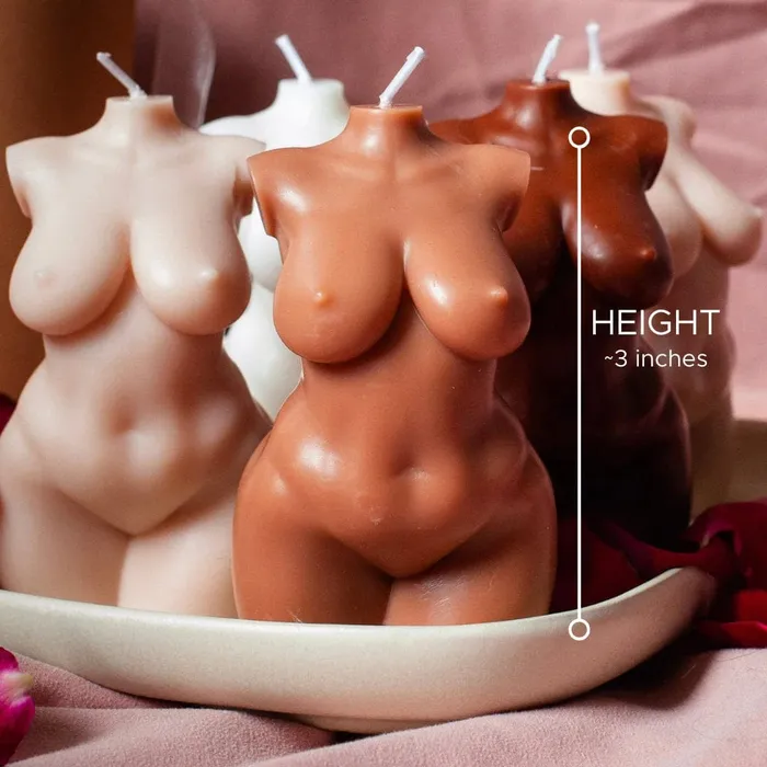 Drop Dead Candles Female Sex Toys Curvy Body Candles