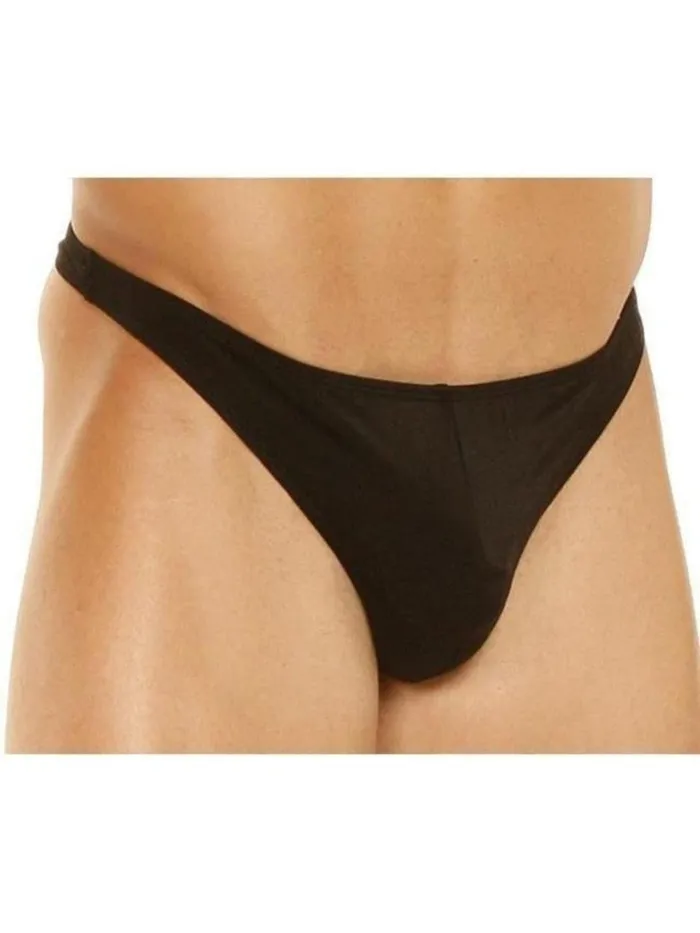 Elelgant Moments MenS Lycra Thong Black Medium Elegant Moments Anal