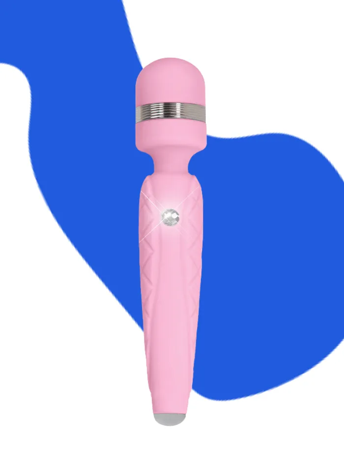 Female Sex Toys BMS Factory Pillow Talk CHEEKY Body Wand Massager with Swarovski Crystal