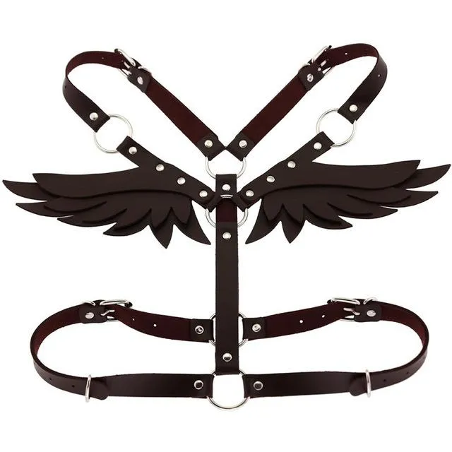 Female Sex Toys Bondage Clothing Angel Wings Body Harness 16 Colours Bondage Fetish Clothing Bdsm House of Dasein