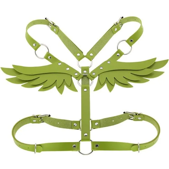 Female Sex Toys Bondage Clothing Angel Wings Body Harness 16 Colours Bondage Fetish Clothing Bdsm House of Dasein