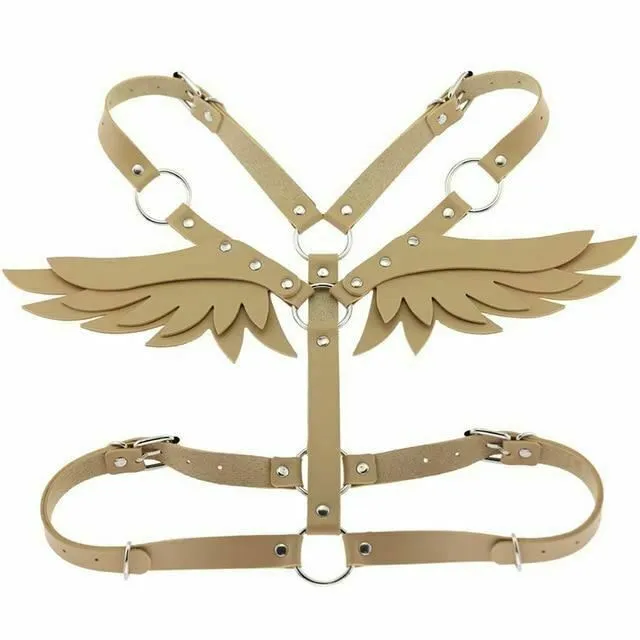 Female Sex Toys Bondage Clothing Angel Wings Body Harness 16 Colours Bondage Fetish Clothing Bdsm House of Dasein