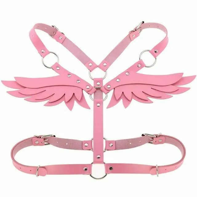 Female Sex Toys Bondage Clothing Angel Wings Body Harness 16 Colours Bondage Fetish Clothing Bdsm House of Dasein