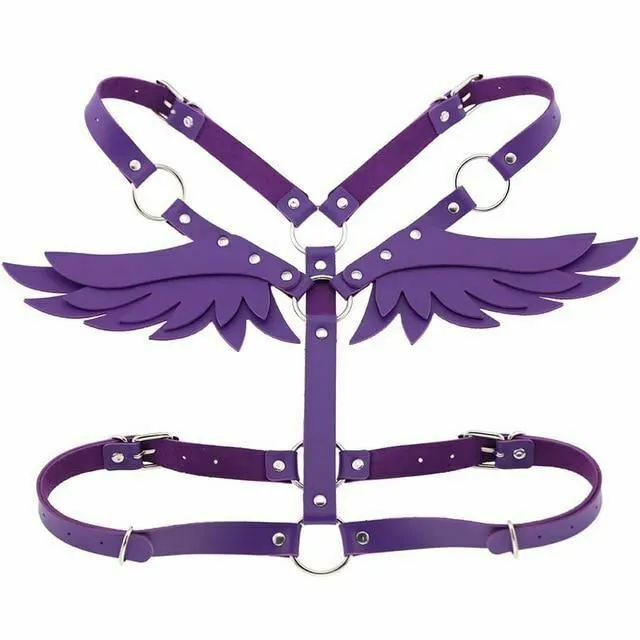 Female Sex Toys Bondage Clothing Angel Wings Body Harness 16 Colours Bondage Fetish Clothing Bdsm House of Dasein
