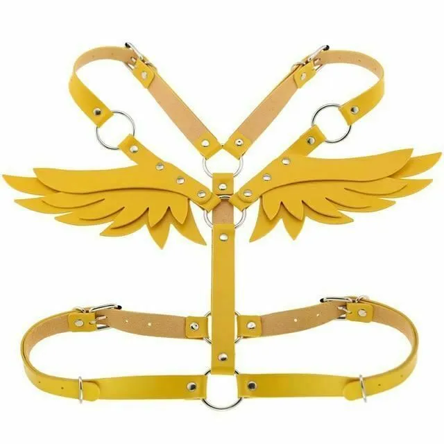 Female Sex Toys Bondage Clothing Angel Wings Body Harness 16 Colours Bondage Fetish Clothing Bdsm House of Dasein