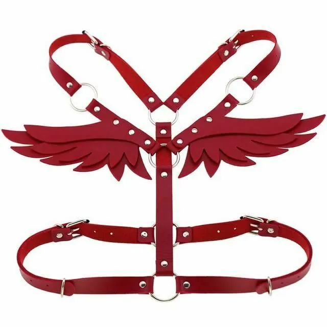 Female Sex Toys Bondage Clothing Angel Wings Body Harness 16 Colours Bondage Fetish Clothing Bdsm House of Dasein