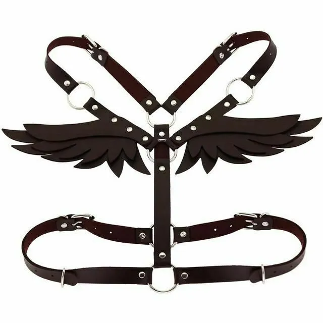 Female Sex Toys Bondage Clothing Angel Wings Body Harness 16 Colours Bondage Fetish Clothing Bdsm House of Dasein