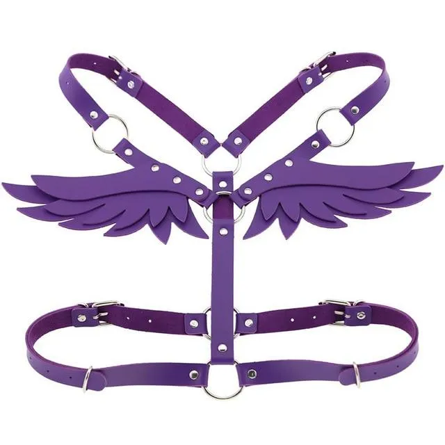 Female Sex Toys Bondage Clothing Angel Wings Body Harness 16 Colours Bondage Fetish Clothing Bdsm House of Dasein