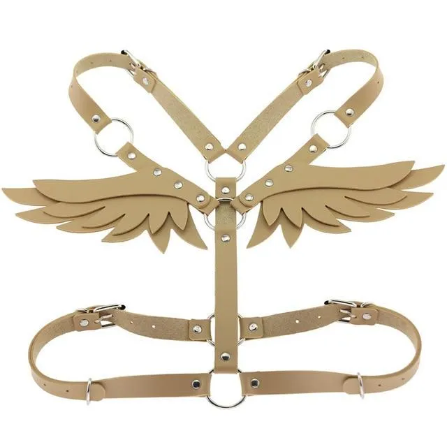 Female Sex Toys Bondage Clothing Angel Wings Body Harness 16 Colours Bondage Fetish Clothing Bdsm House of Dasein