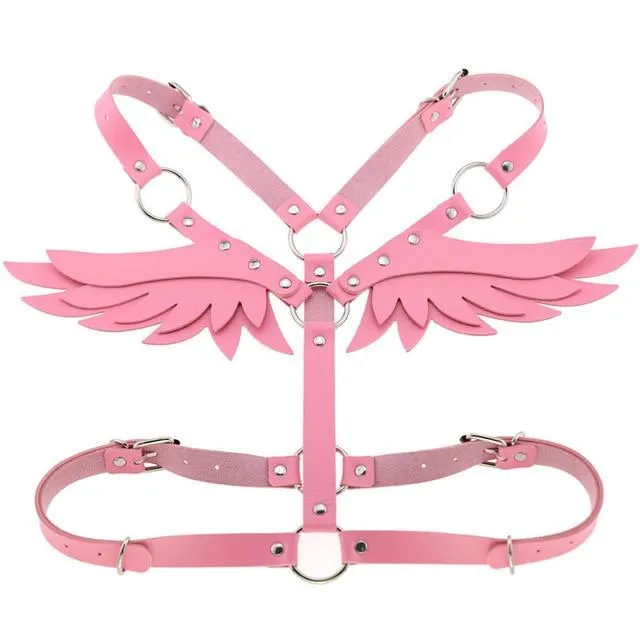 Female Sex Toys Bondage Clothing Angel Wings Body Harness 16 Colours Bondage Fetish Clothing Bdsm House of Dasein