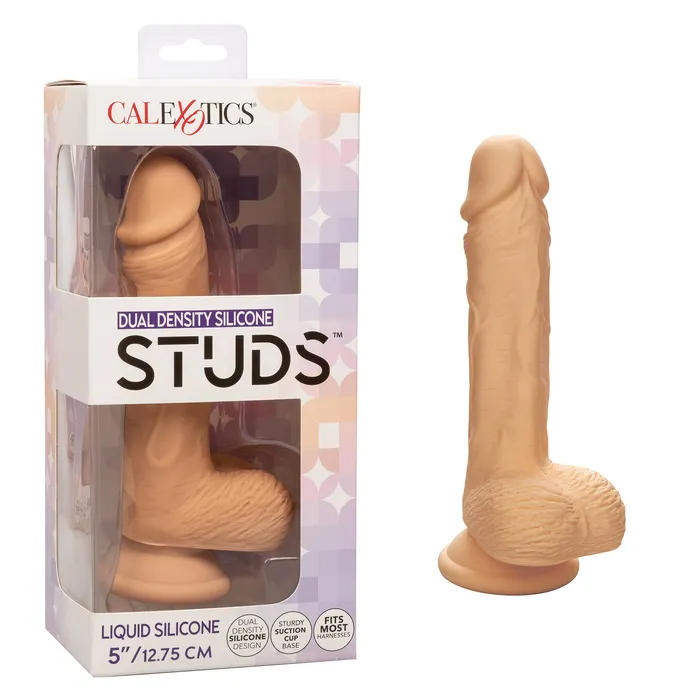 Female Sex Toys CalExotics Dual Density Silicone Stud 5In Ivory