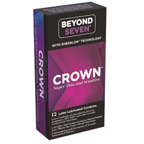 Female Sex Toys Crown Lubricated 12 pk Crown