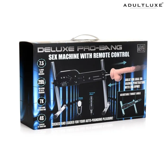 Female Sex Toys Deluxe Probang Sex Machine With Remote Control from Love Botz XR Brands