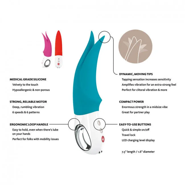 Female Sex Toys Fun Factory Fun Factory VOLTA Powerful Clitoral Vibrator with free toy bag