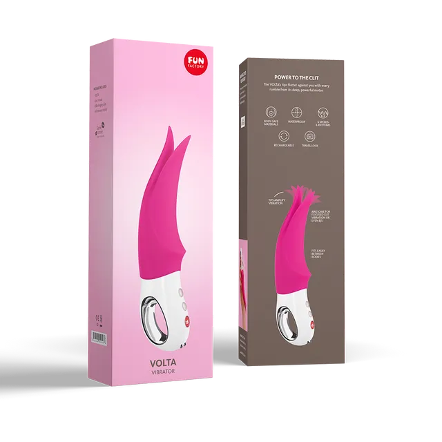 Female Sex Toys Fun Factory Fun Factory VOLTA Powerful Clitoral Vibrator with free toy bag