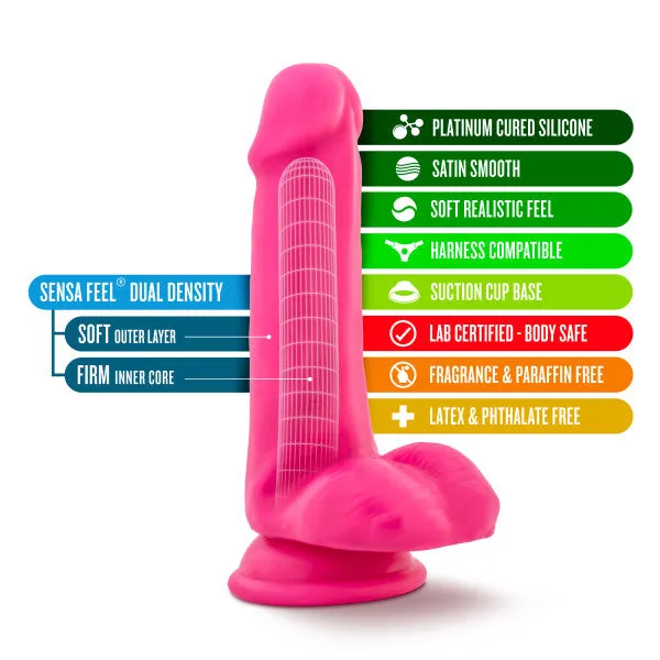 Female Sex Toys Neo Elite 6 Dual Density Silicone Dildo