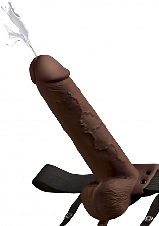 Female Sex Toys Pipedream Fetish Fantasy 9 In Hollow Squirting StrapOn W Balls Brown Female Sex Toys Pipedream Fetish Fantasy 9 In Hollow Squirting StrapOn W Balls Brown