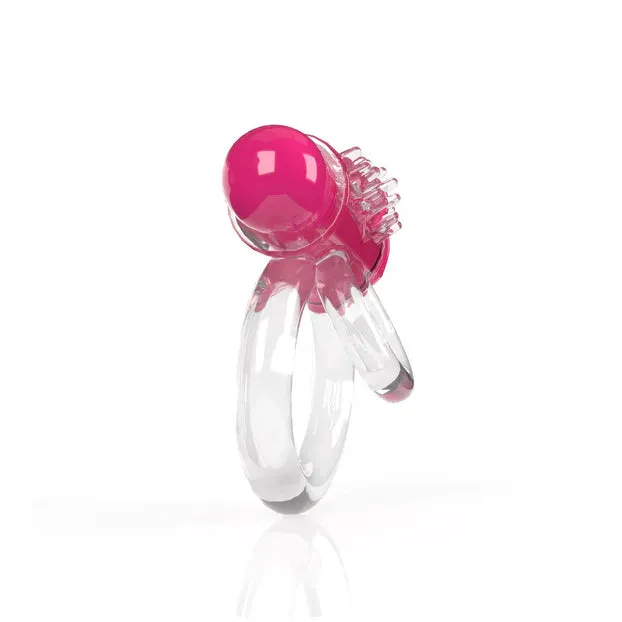 Female Sex Toys SCREAMING O Screaming O 4B DoubleO 6 Vibrating Double Cockring Strawberry