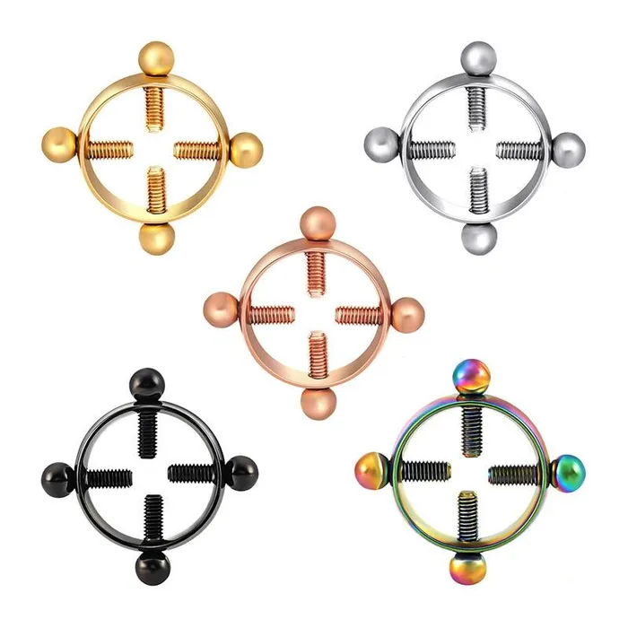 House of Dasein Couples Nipple Clitoral Toys Small Adjustable Nipple Clamps 6 Colours Bondage Restraints House of Dasein Couples Nipple Clitoral Toys Small Adjustable Nipple Clamps 6 Colours Bondage Restraints