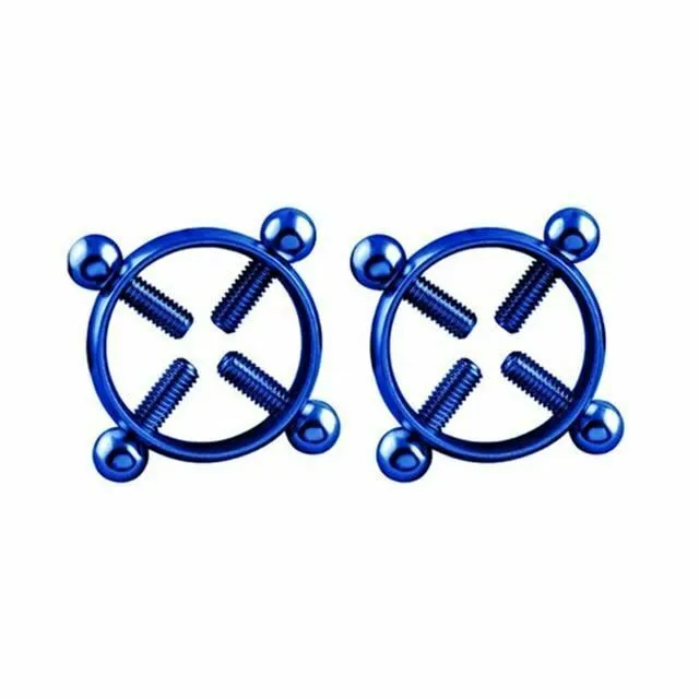 House of Dasein Couples Nipple Clitoral Toys Small Adjustable Nipple Clamps 6 Colours Bondage Restraints
