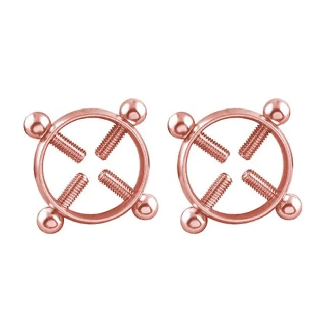House of Dasein Couples Nipple Clitoral Toys Small Adjustable Nipple Clamps 6 Colours Bondage Restraints