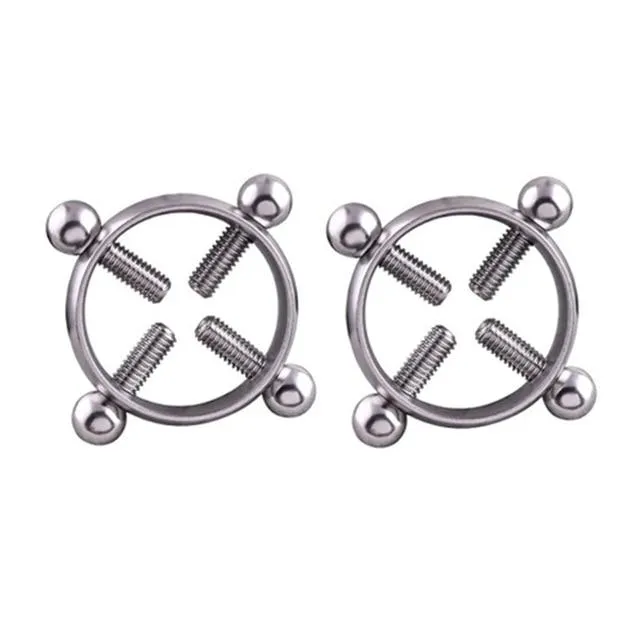 House of Dasein Couples Nipple Clitoral Toys Small Adjustable Nipple Clamps 6 Colours Bondage Restraints
