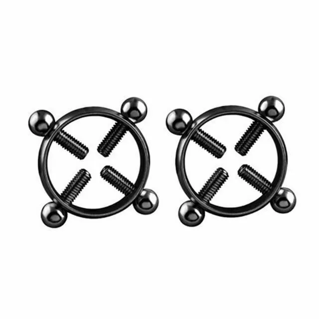 House of Dasein Couples Nipple Clitoral Toys Small Adjustable Nipple Clamps 6 Colours Bondage Restraints