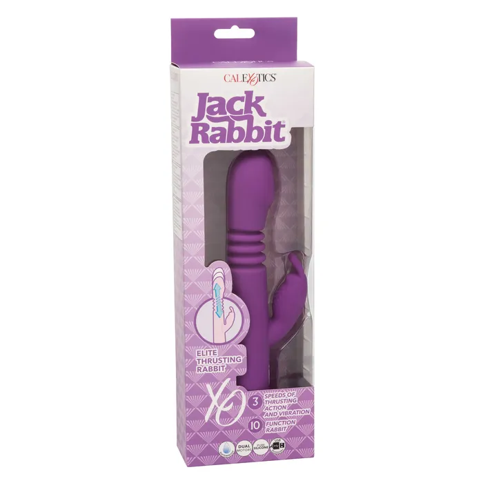 Jack Rabbit Elite Thrusting Rabbit Purple CalExotics Vibrators